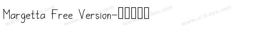 Margetta Free Version字体转换
